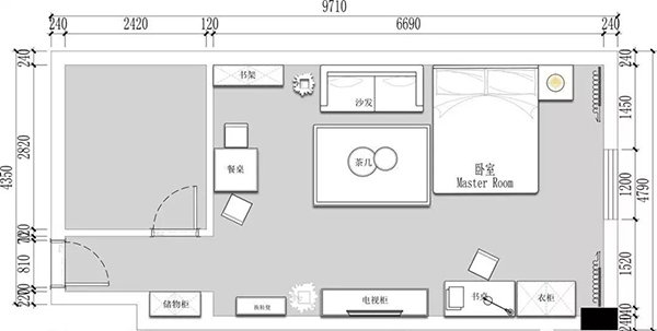 成都裝飾公司：長條形小戶型裝修設(shè)計(jì)方案分享