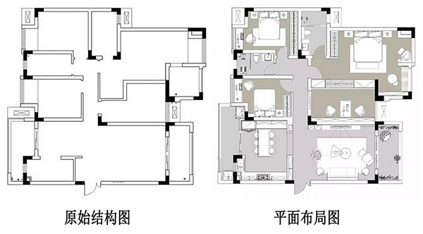 非梵家家居裝飾裝修案例欣賞：125㎡三室兩廳，簡(jiǎn)約而自然的設(shè)計(jì)，舒適而雅致的生活15