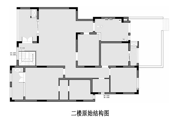 256㎡雙層別墅，沉穩(wěn)的冷色調，利落不失嫻雅2